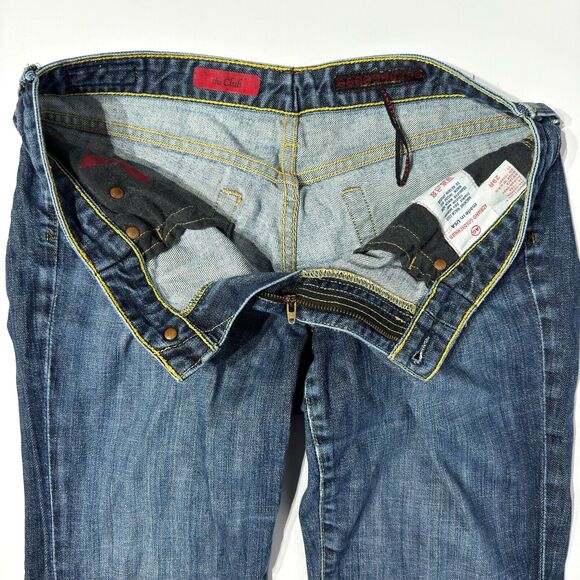 Adriano Goldschmied The Club Bootcut Flare Dark Wash Jeans Made USA Women’s 29R - Picture 4 of 10
